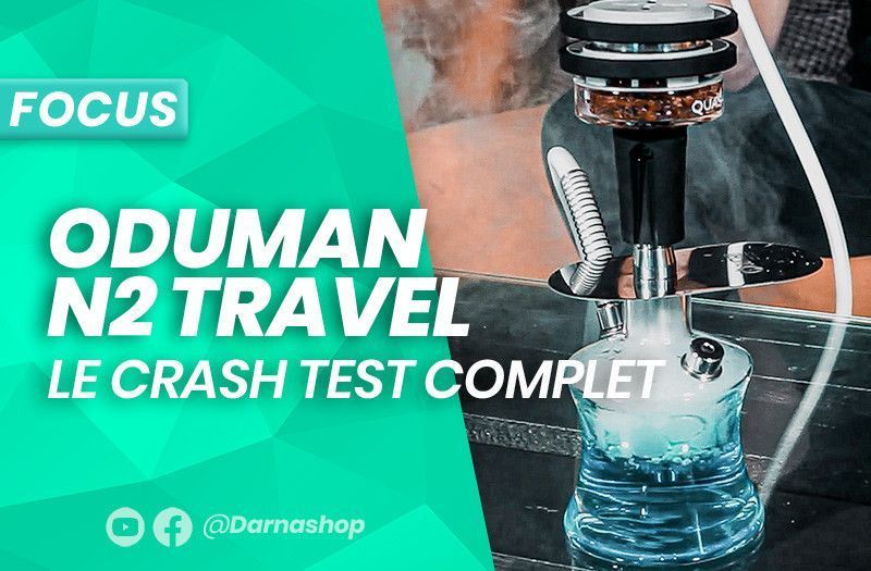 Test chicha Oduman N2 travel : une chicha de poche pas cher!